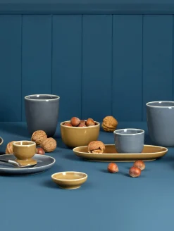 aperitifteller, oval, mocha