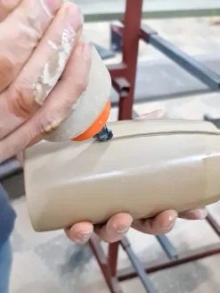 becher espresso, strawberry cream