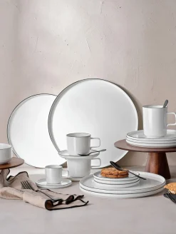 dessertteller, ligne noire