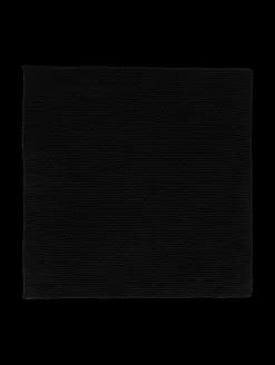 2er set baumwolltuch gestrickt, schwarz