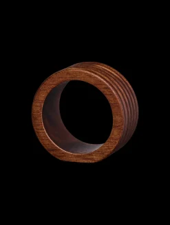 2er set serviettenringe, akazie