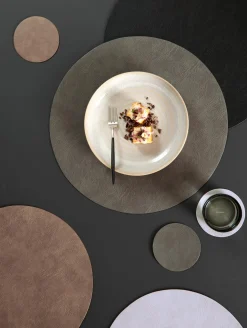 4er set untersetzer, nougat