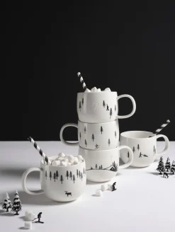 henkelbecher, heart in the snow