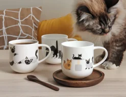 henkelbecher, surprised cats