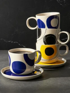 kaffeetasse mit unterteller, salto du soleil