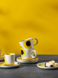 kaffeetasse mit unterteller, artiste