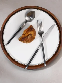 messer, schwarzer griff