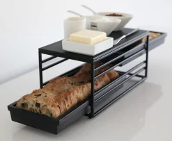 metalldisplay zum herausziehen, rechteckig