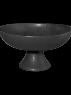 obstschale auf fuß, black iron