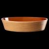ofenform oval, brown