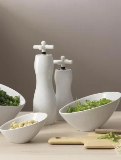 pfeffer-/salzmühle, weiß