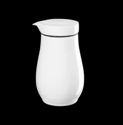 sauciere mit deckel, doppelwandig