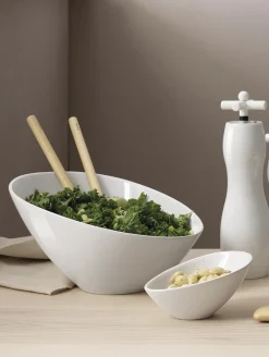 schale asymmetrisch, weiß