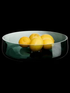 schale, grün