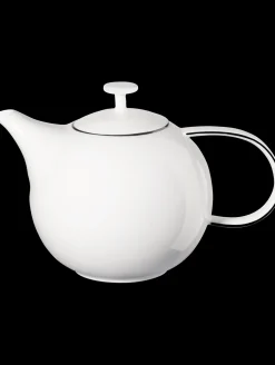 teekanne mit edelstahlsieb, ligne noire