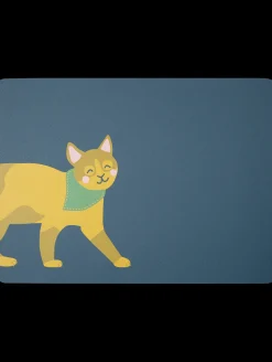 tischset, kater kasimir