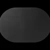 tischset oval, black