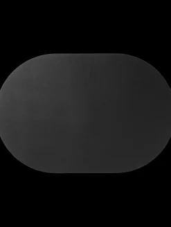 tischset oval, black