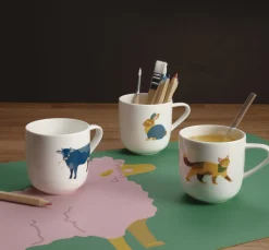 tischset, schaf silvia