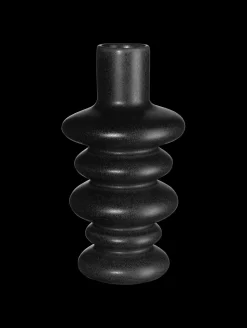 vase, black iron