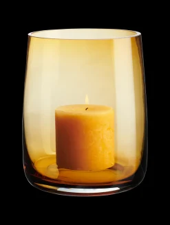vase/windlicht, amber